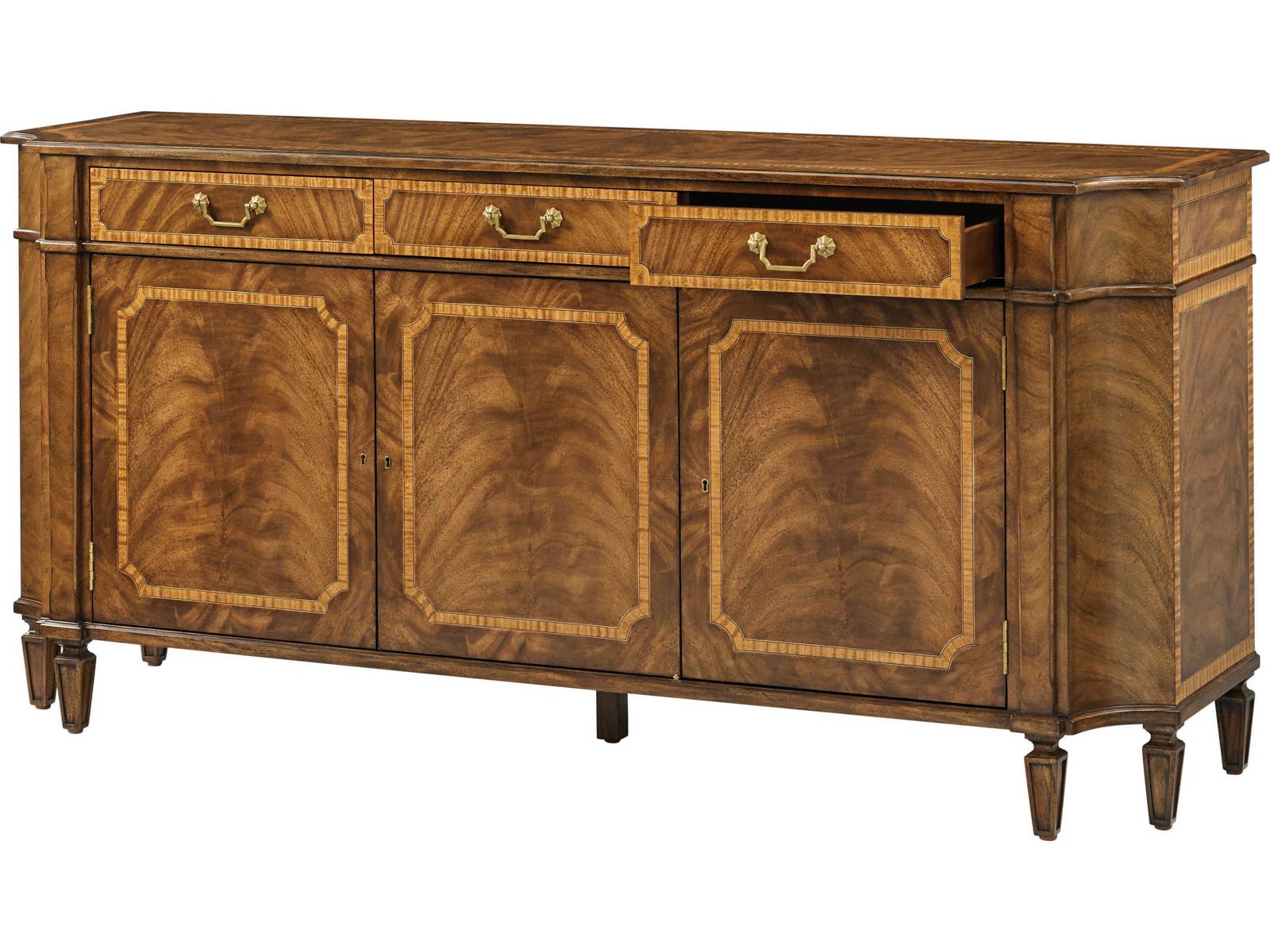 Sloane Three-Door Buffet in Edwardian Brown