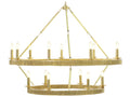 Theodore Alexander Ta Illuminations Gold Round Chandelier