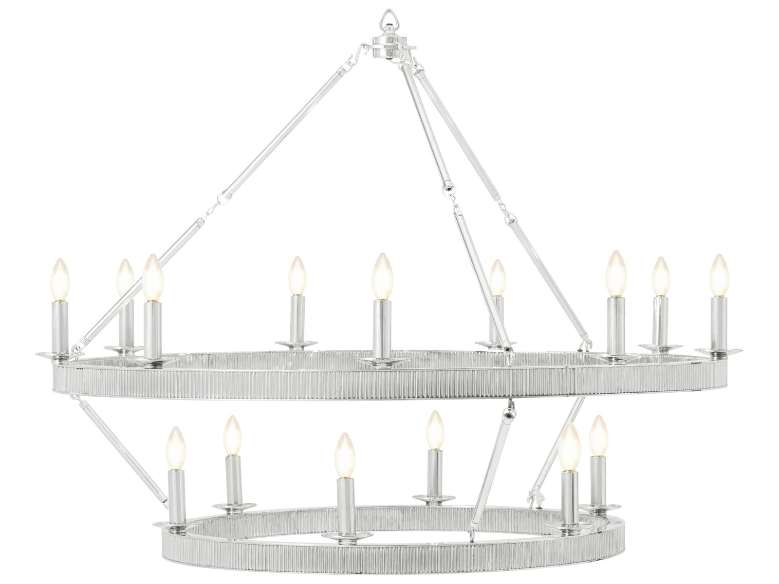 Theodore Alexander Ta Illuminations Chrome Round Chandelier