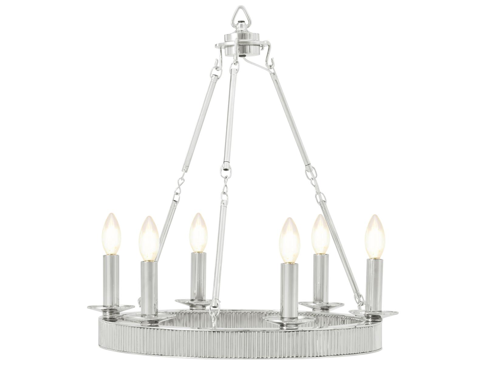 Theodore Alexander Ta Illuminations Chrome Round Chandelier