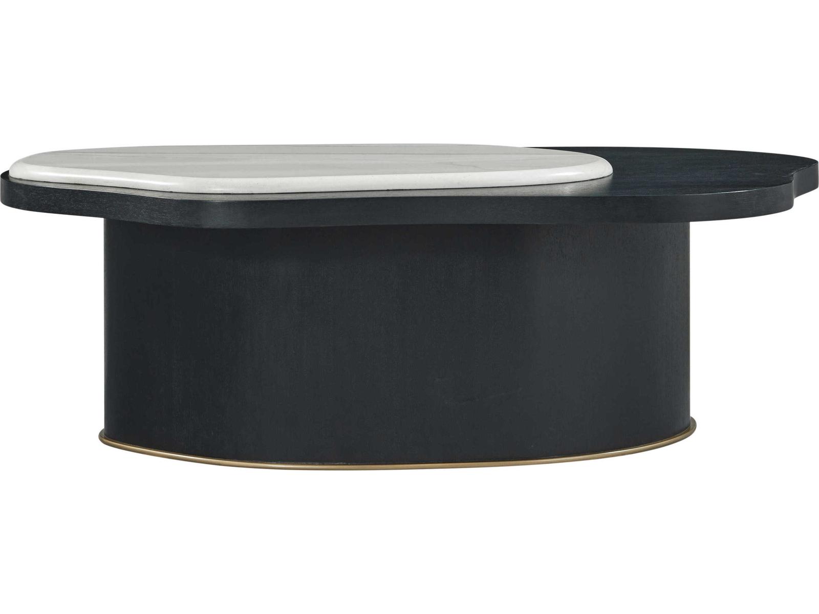 Ta Originals Marble Black Lacquer Coffee Table