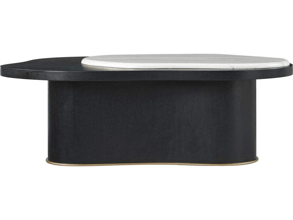 Ta Originals Marble Black Lacquer Coffee Table