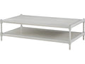 Spencer London Chelsea Rectangular Coffee Table with Glass Top
