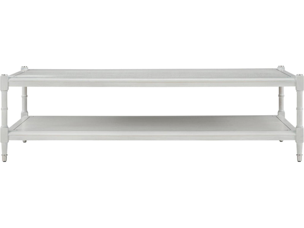Spencer London Chelsea Rectangular Coffee Table with Glass Top