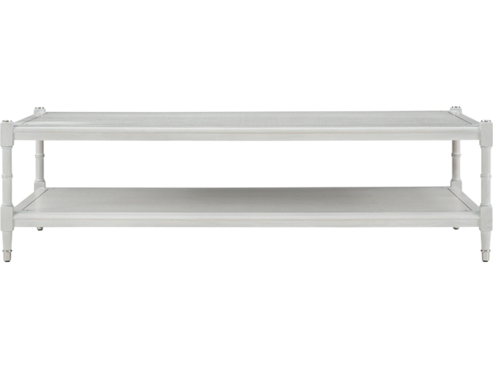 Spencer London Chelsea Rectangular Coffee Table with Glass Top