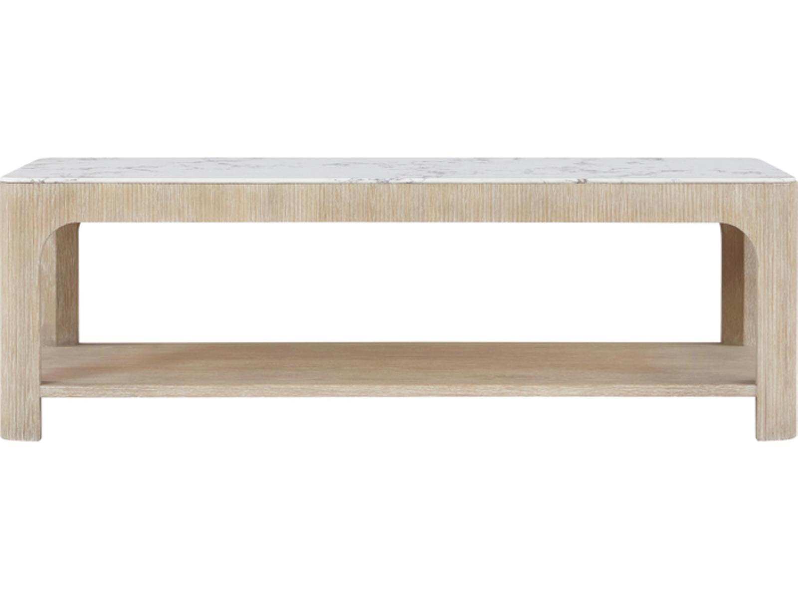 Horizon Rectangular Quartz Coffee Table in Day Finish