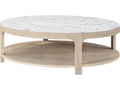 Horizon Round Quartz Coffee Table in Day Finish