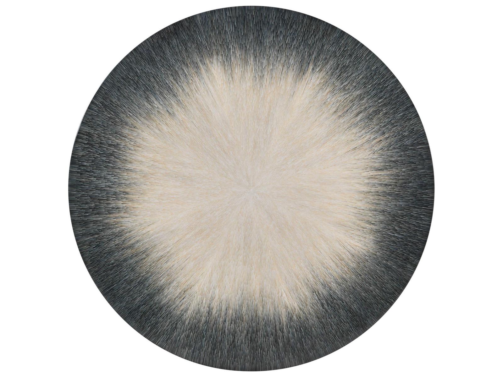 Panos Round Cocktail Table with Hand-Painted Ombre Finish