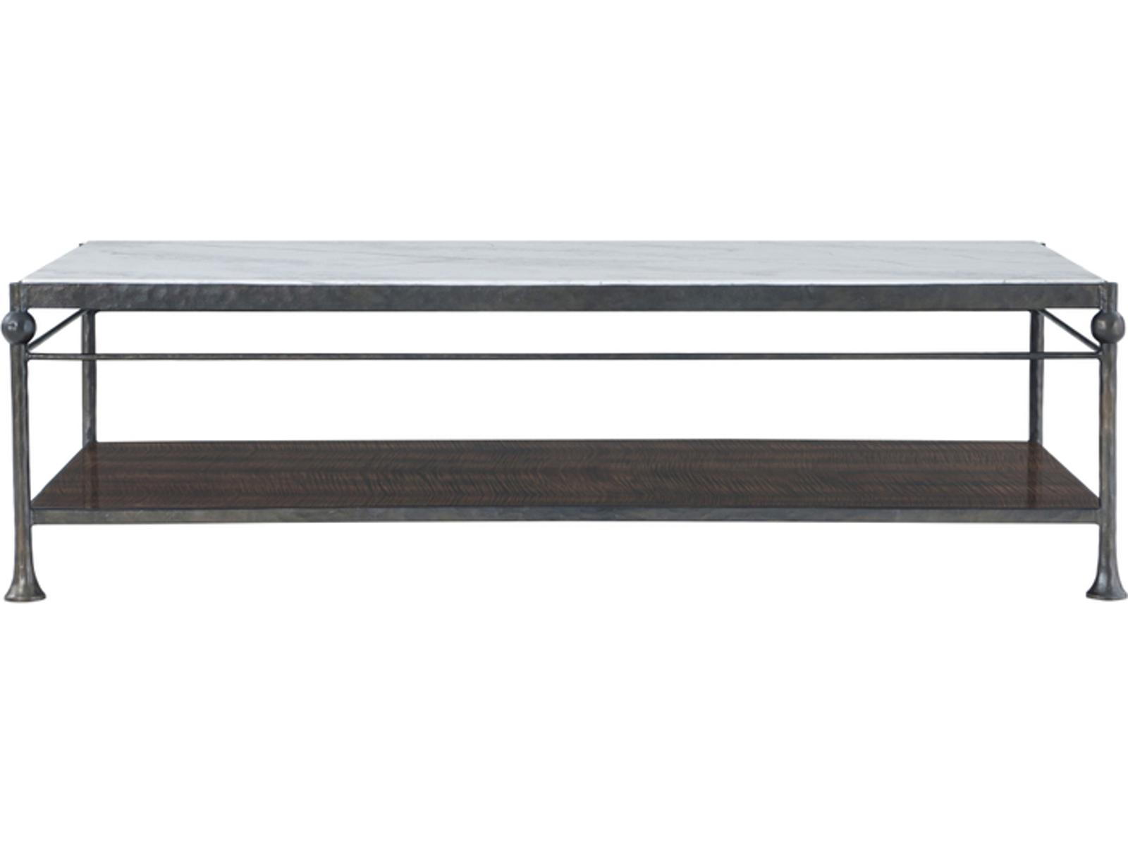 Spencer London Rectangular Metal Coffee Table in Fulham Finish