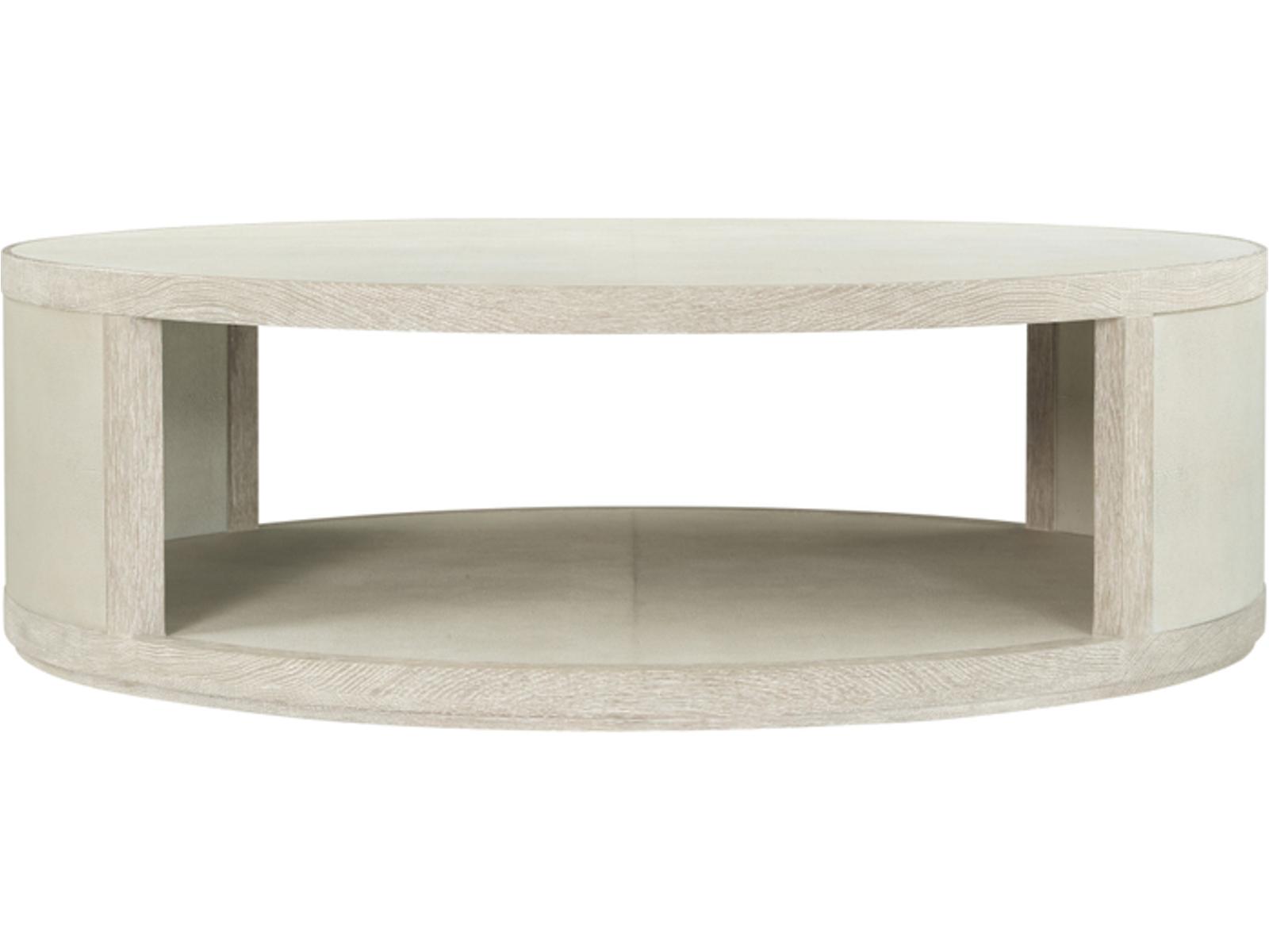 Maxwell Round Coffee Table Small in Cashmere Finish