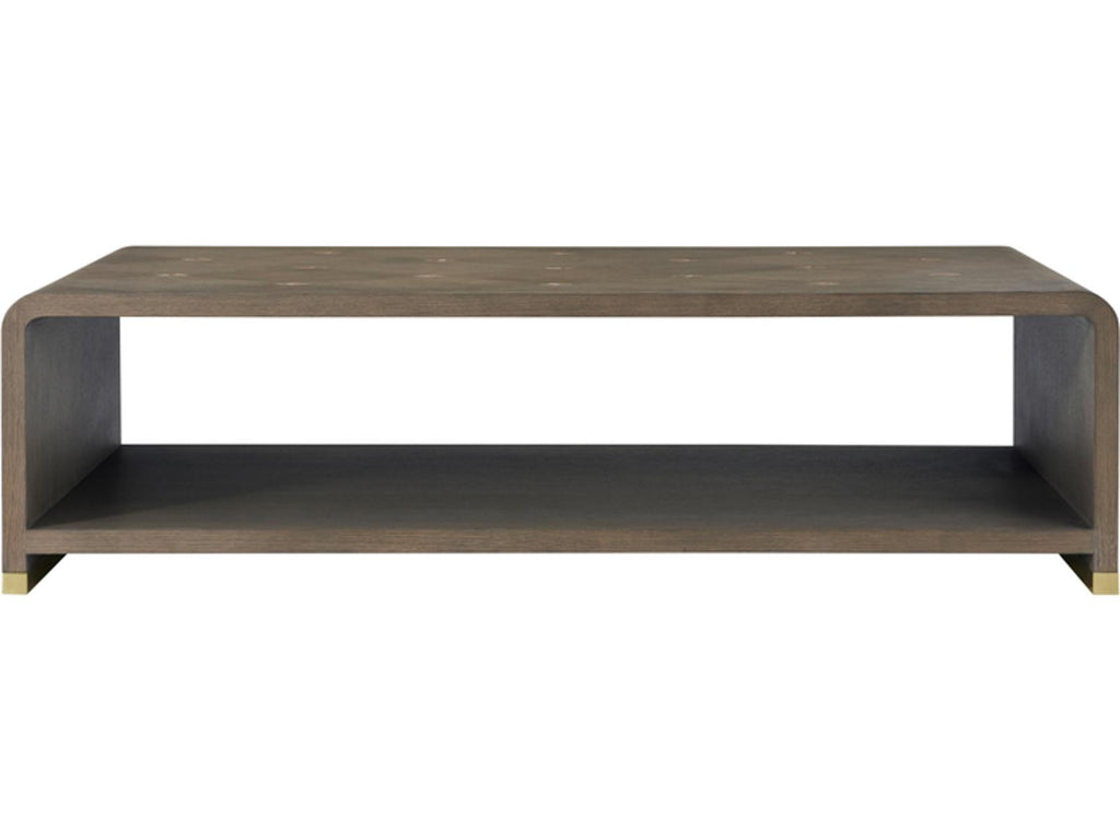Judith Leiber Couture Rectangle Coffee Table in Mink Finish