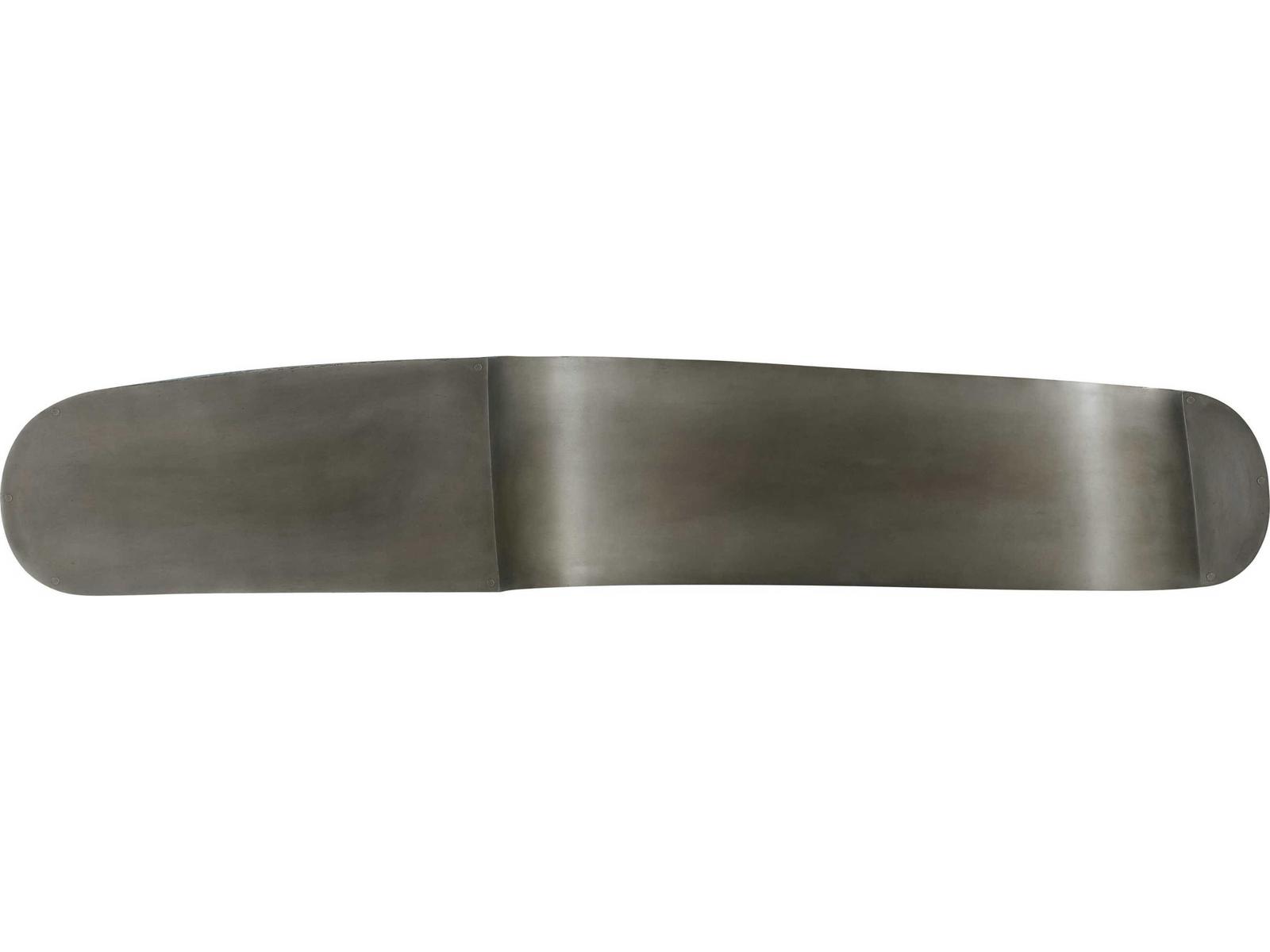 Essence Rectangle Glass Top Metal Console Table Volcanic Finish