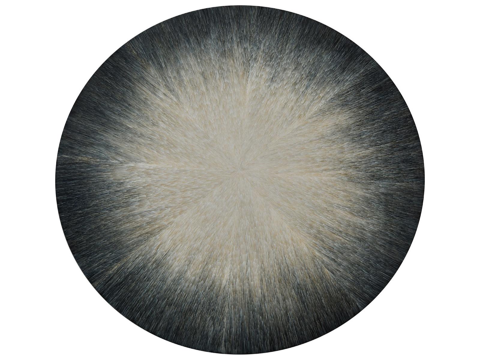 Panos Round 54-Inch Dining Table in Filament Finish