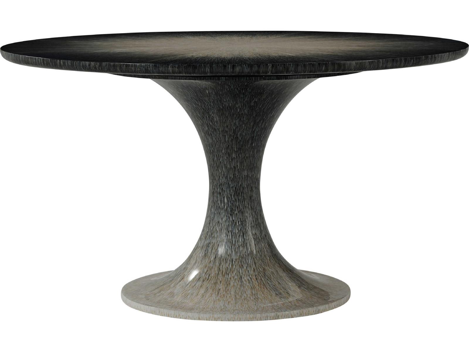 Panos Round 54-Inch Dining Table in Filament Finish