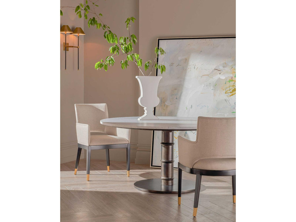 Kesden 60-Inch Round Dining Table Romulus Finish