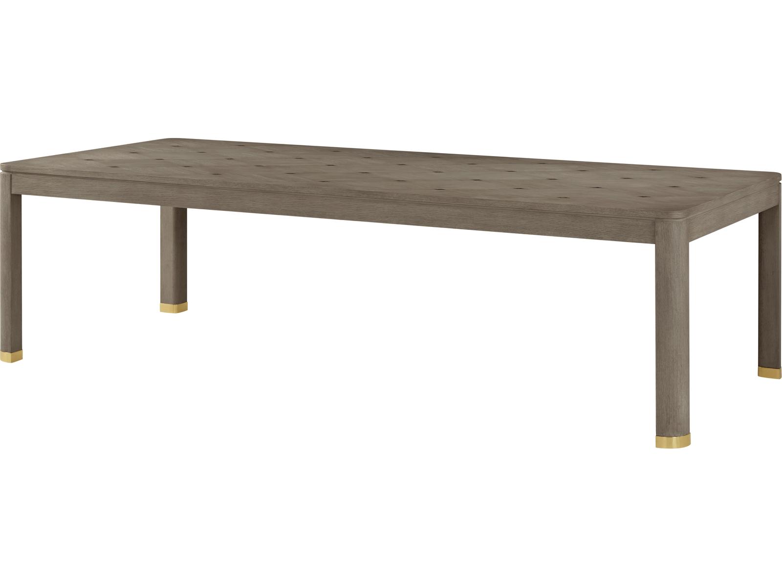 Judith Leiber 106-Inch Rectangle Dining Table in Mink