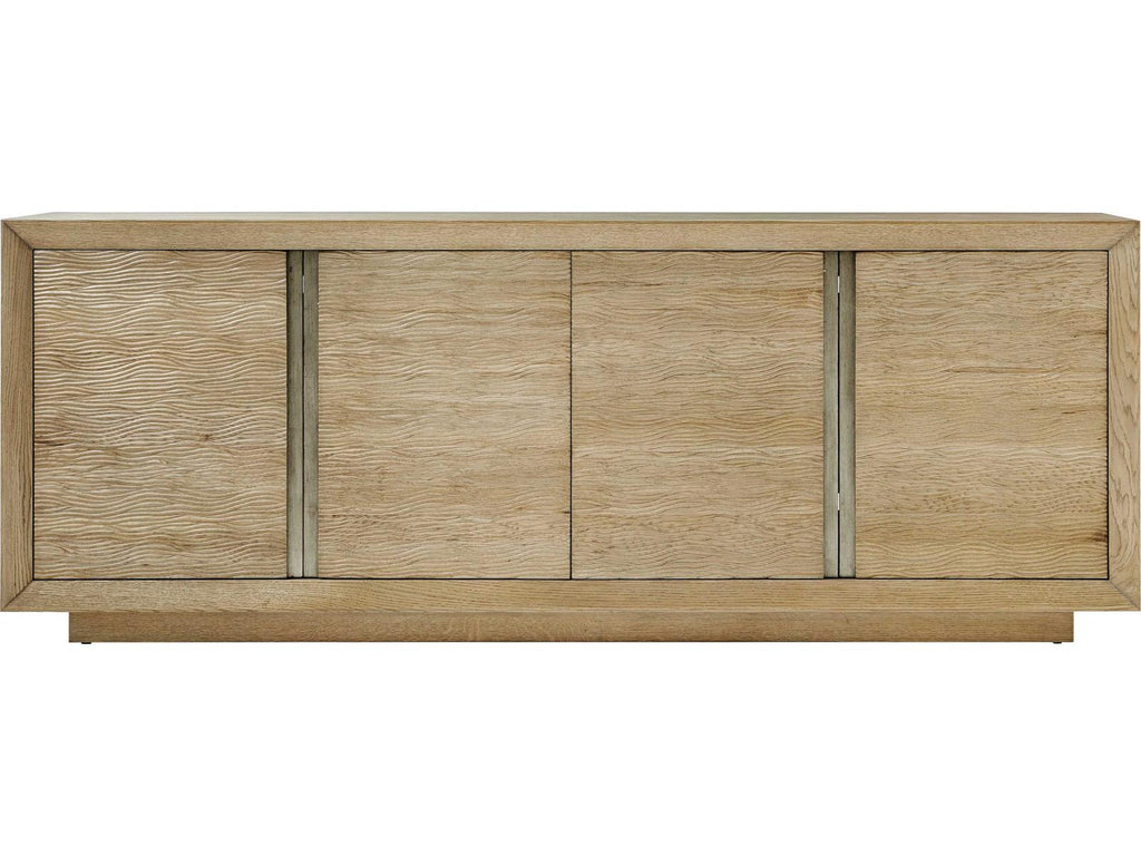 Essence 90-Inch 4-Door Media Cabinet in Blonde
