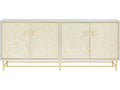 Judith Leiber 4-Door Credenza II in Feather and Solstice Finish