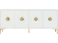 Judith Leiber Couture 4-Door Credenza III in Solstice and 18K Gold