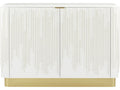 Judith Leiber Couture 2-Door Cabinet in Solstice and Pearl Finish