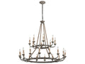 Troy Lighting 24-Light Cyrano Chandelier in Earthen Bronze