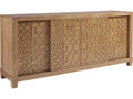 Los Altos 79-Inch Wood Media Console with Sliding Doors