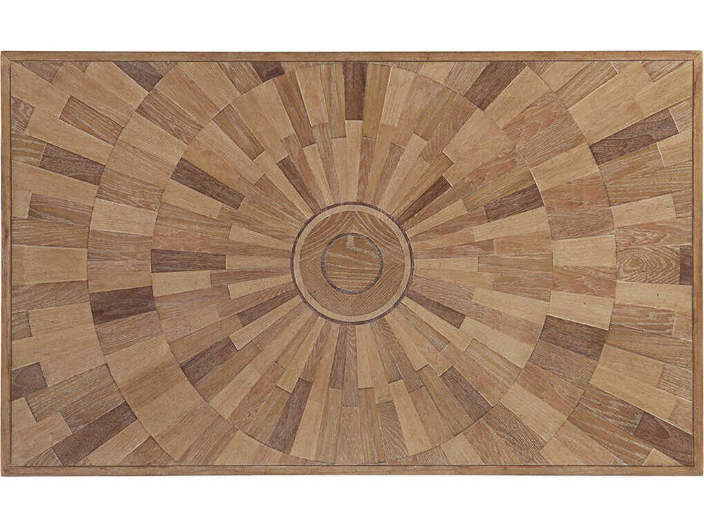 Home Los Altos Ducane Rectangular Coffee Table in Natural Oak