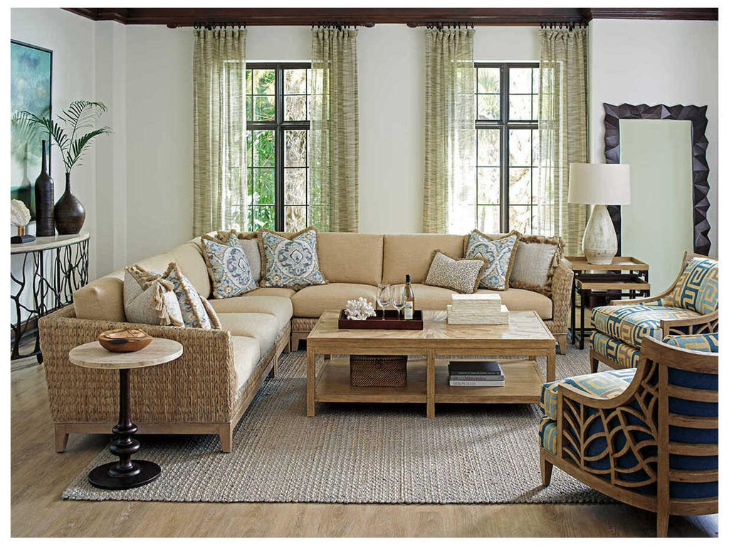 Home Los Altos Ducane Rectangular Coffee Table in Natural Oak