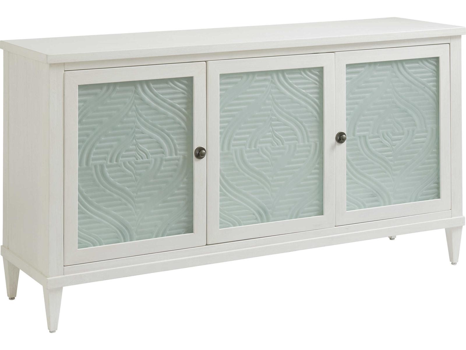 Ocean Breeze Turtle Point Buffet in Shell White and Sea Glass