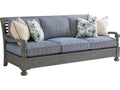 Ocean Breeze Bluffton 3-Seat Sofa in Seagull Gray