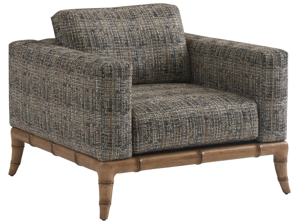 Key Biscayne Star Island Upholstered Accent Chair with Nailhead Trim