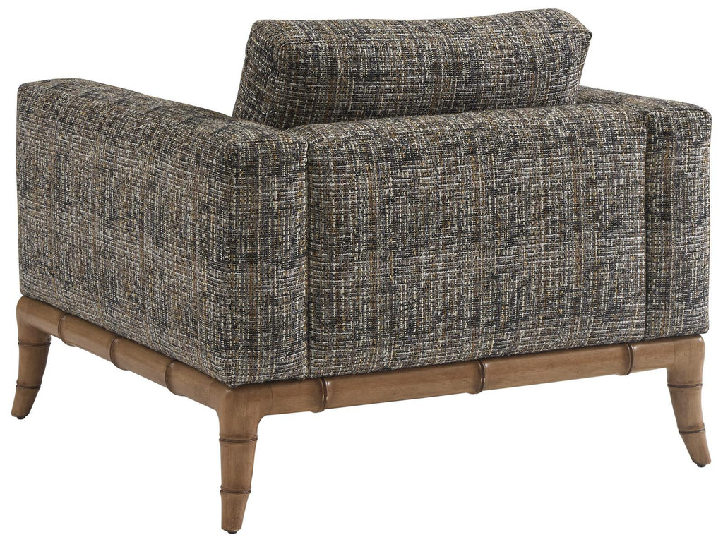 Key Biscayne Star Island Upholstered Accent Chair with Nailhead Trim