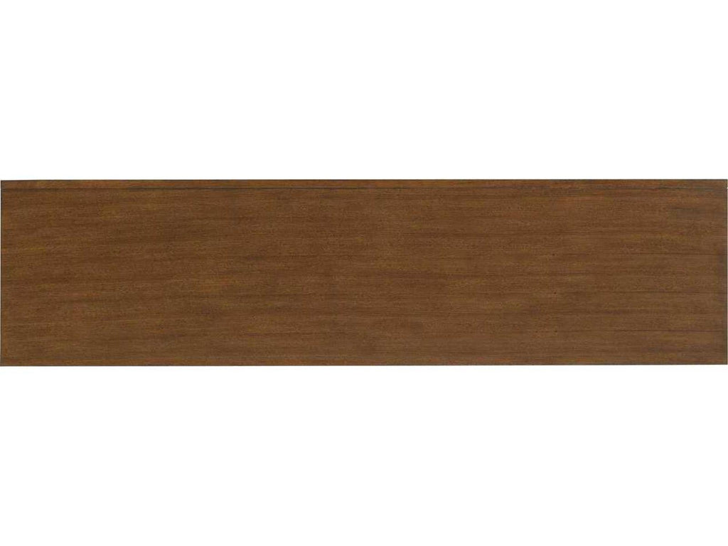 Island Fusion Princeville Media Console in Dark Walnut