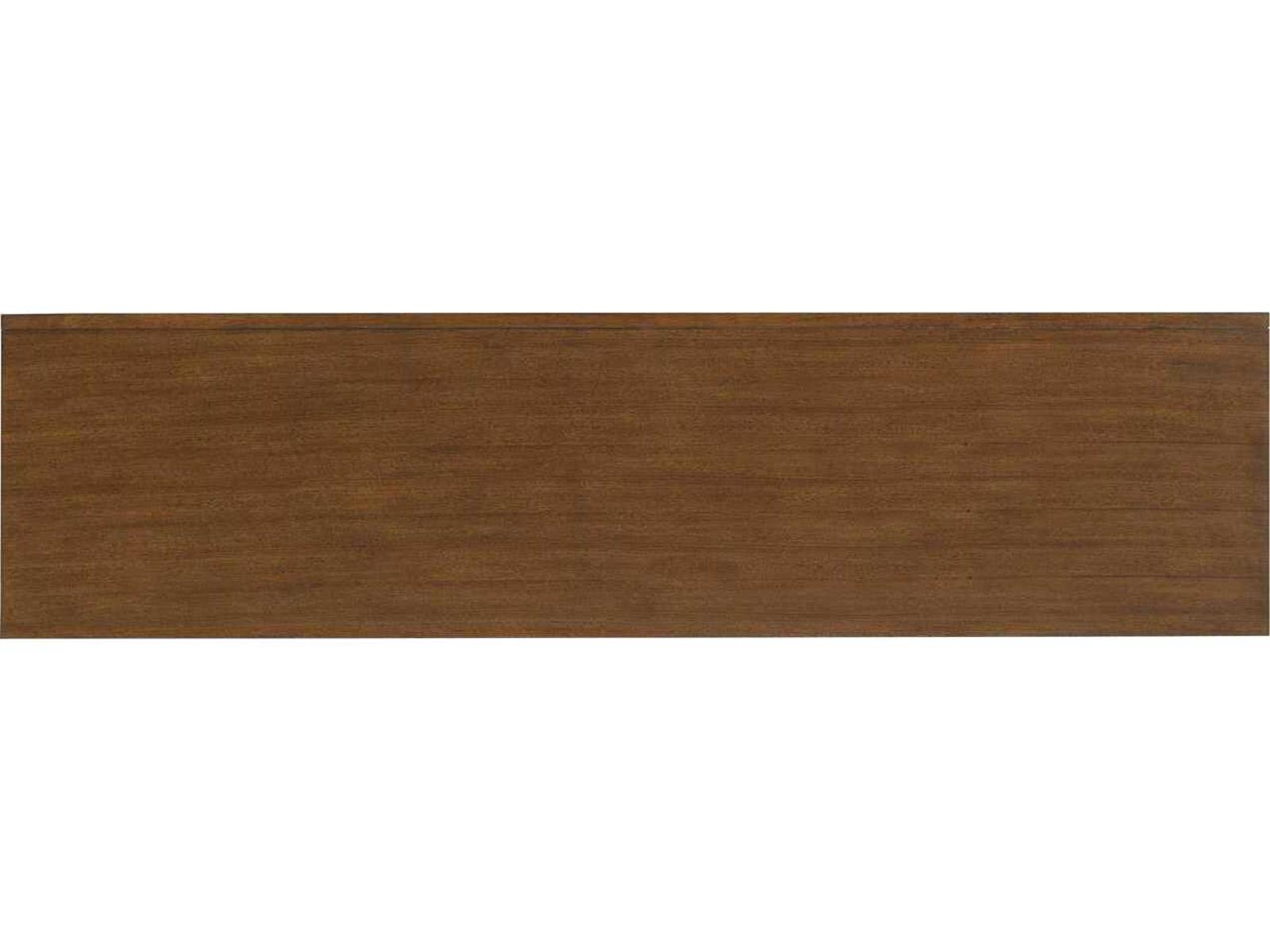 Island Fusion Princeville Media Console in Dark Walnut