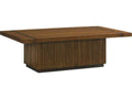 Island Fusion Castaway Rectangle Cocktail Table Walnut Inlays