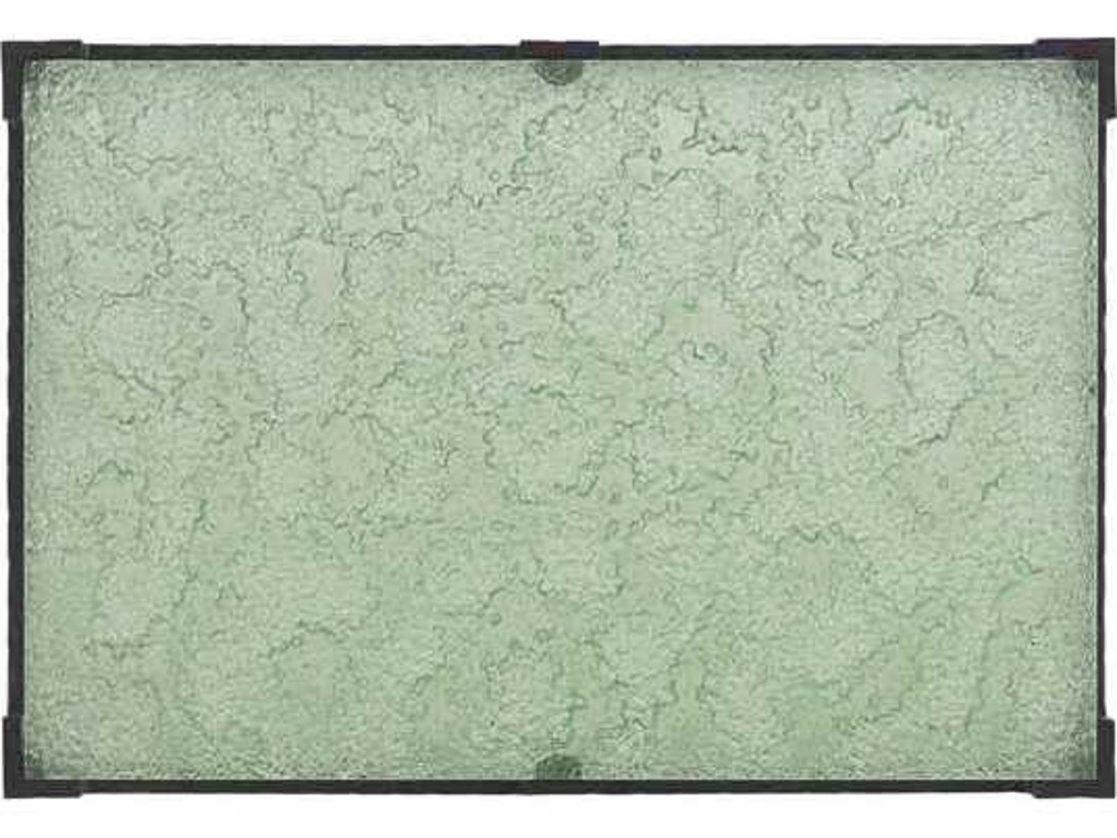 Island Fusion Hermes Reef Rectangle Coffee Table in Black and Glass