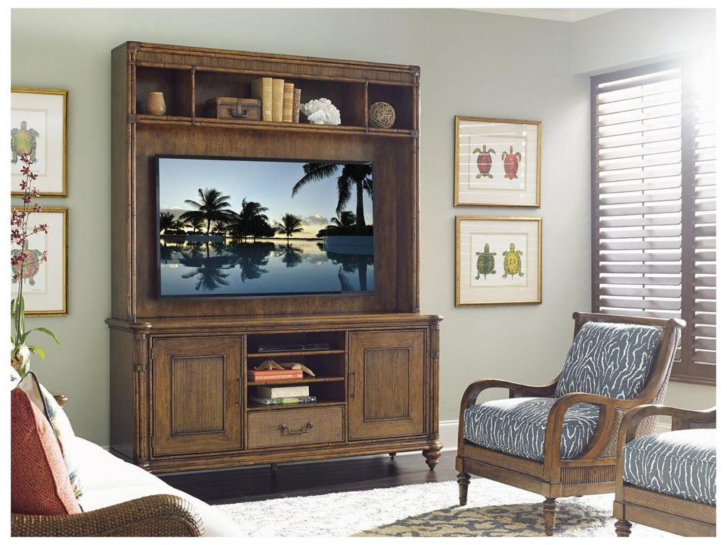 Bali Hai Pelican Cay Media Console in Brown