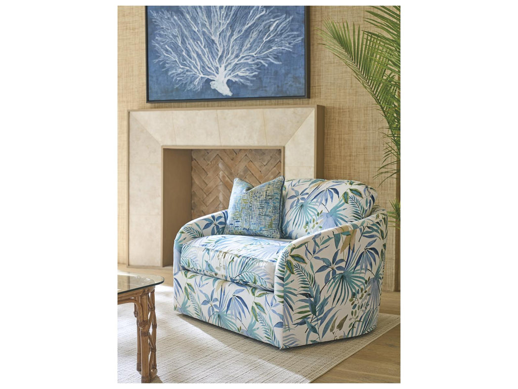Key Biscayne Blue Chair and a Half