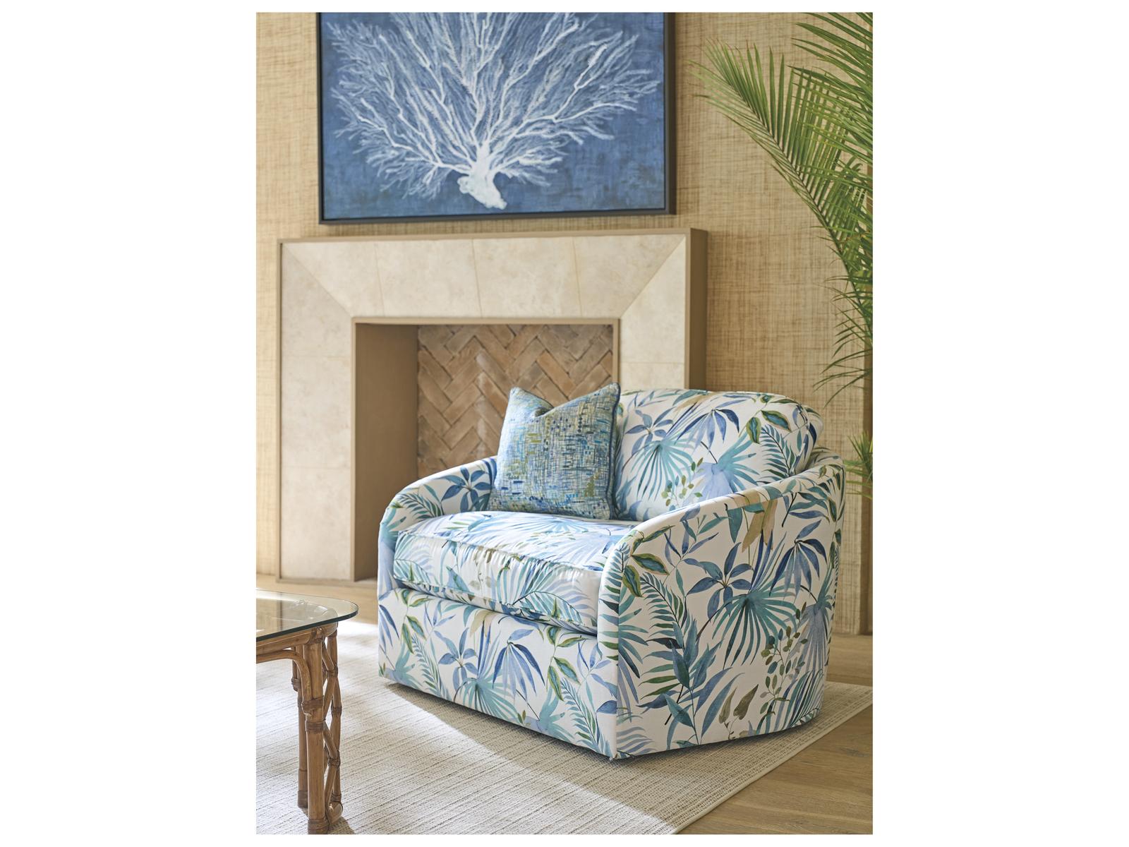 Key Biscayne Blue Chair and a Half