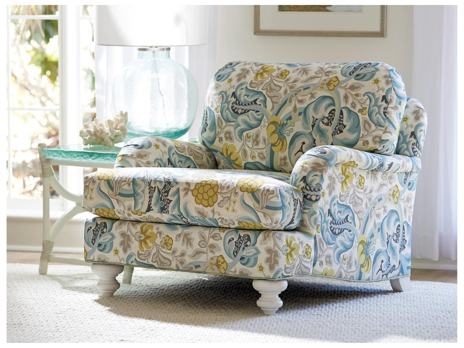 Ocean Breeze Blue Accent Chair