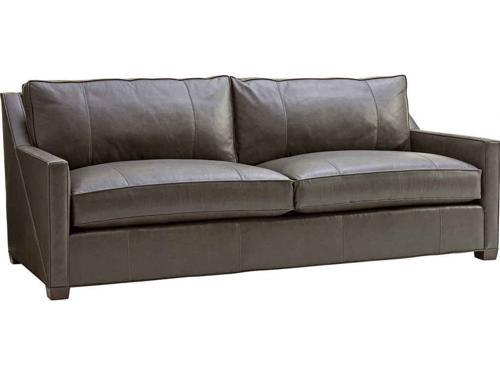 Palm Desert Lucas 3-Seat Leather Sofa in Arrowleaf Brown