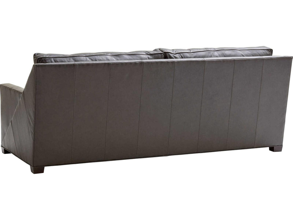 Palm Desert Lucas 3-Seat Leather Sofa in Arrowleaf Brown