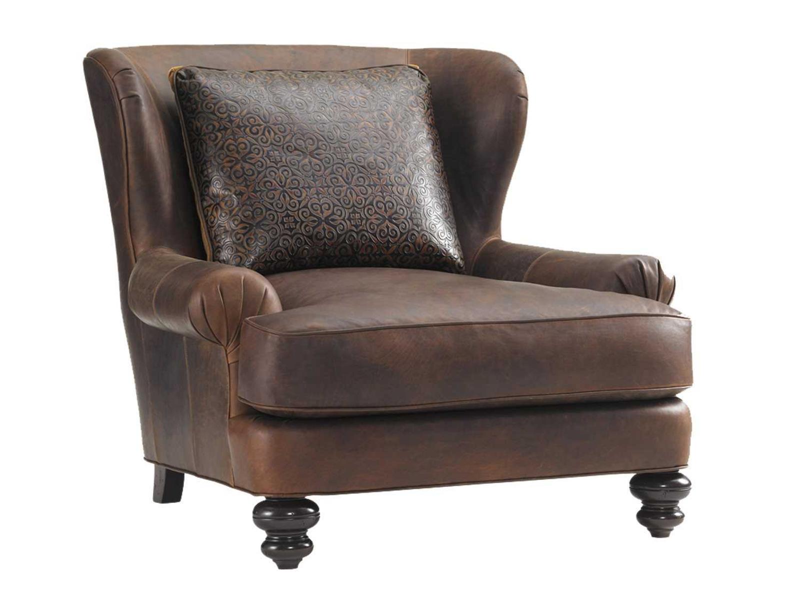 Kent Leather Accent Club Chair