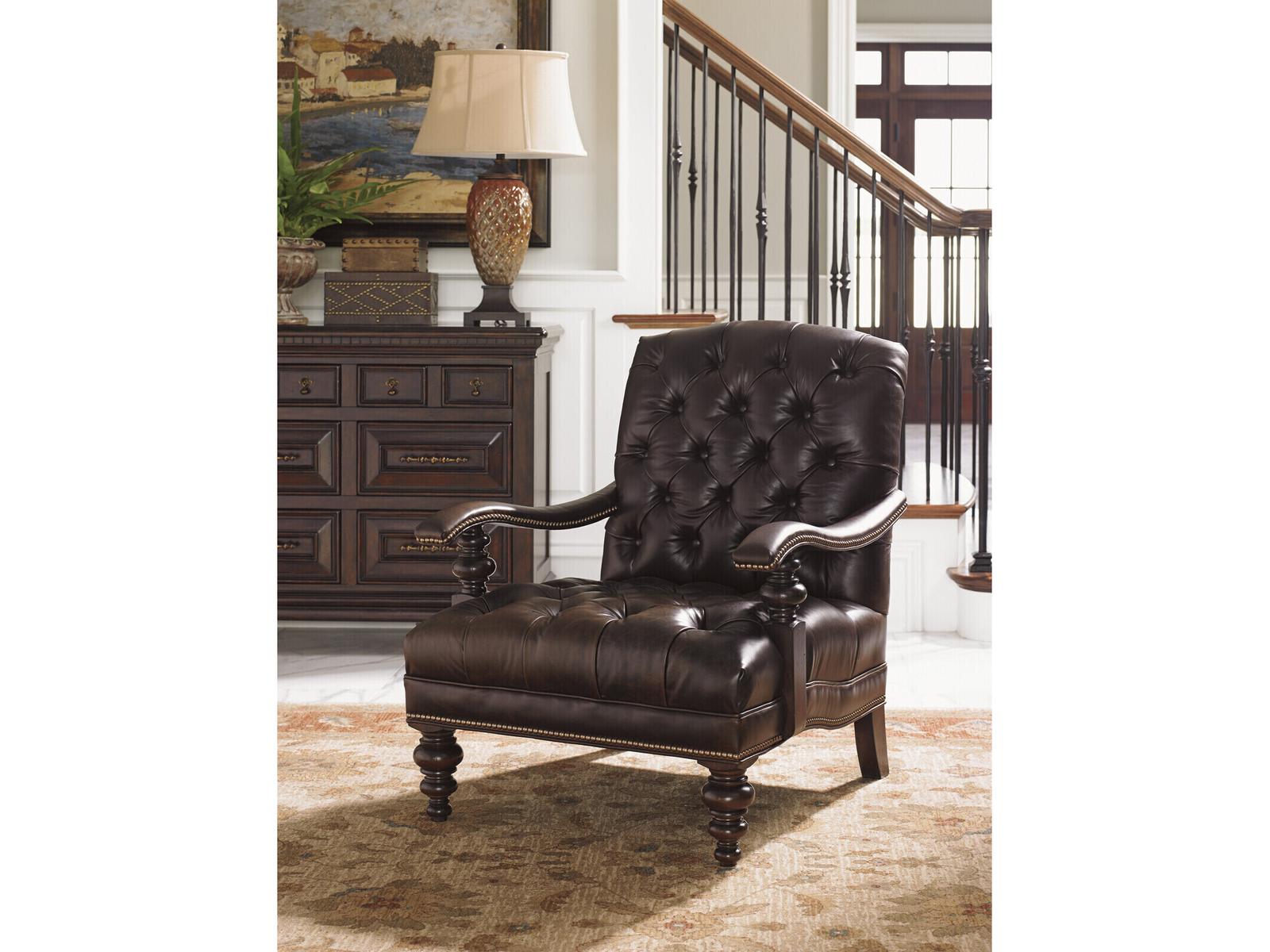 Acappella Leather Accent Chair