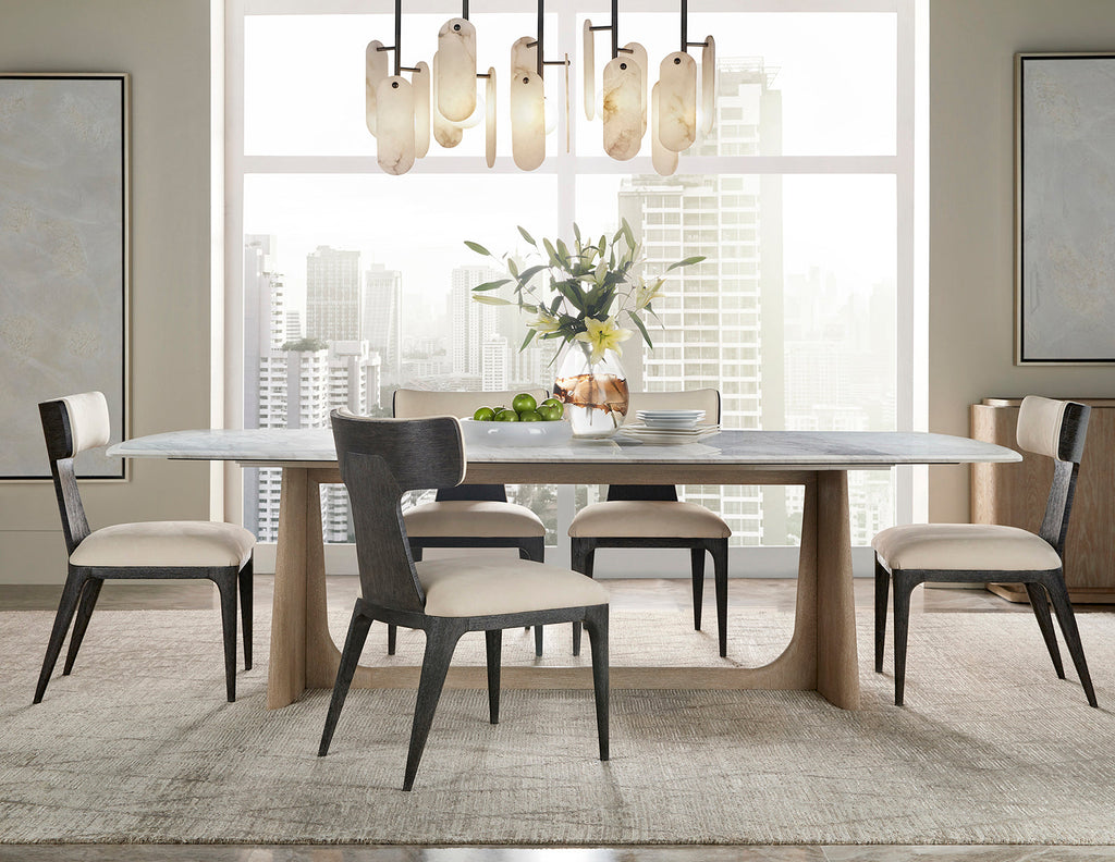 Theodore Alexander Repose Dining Table Marble Top
