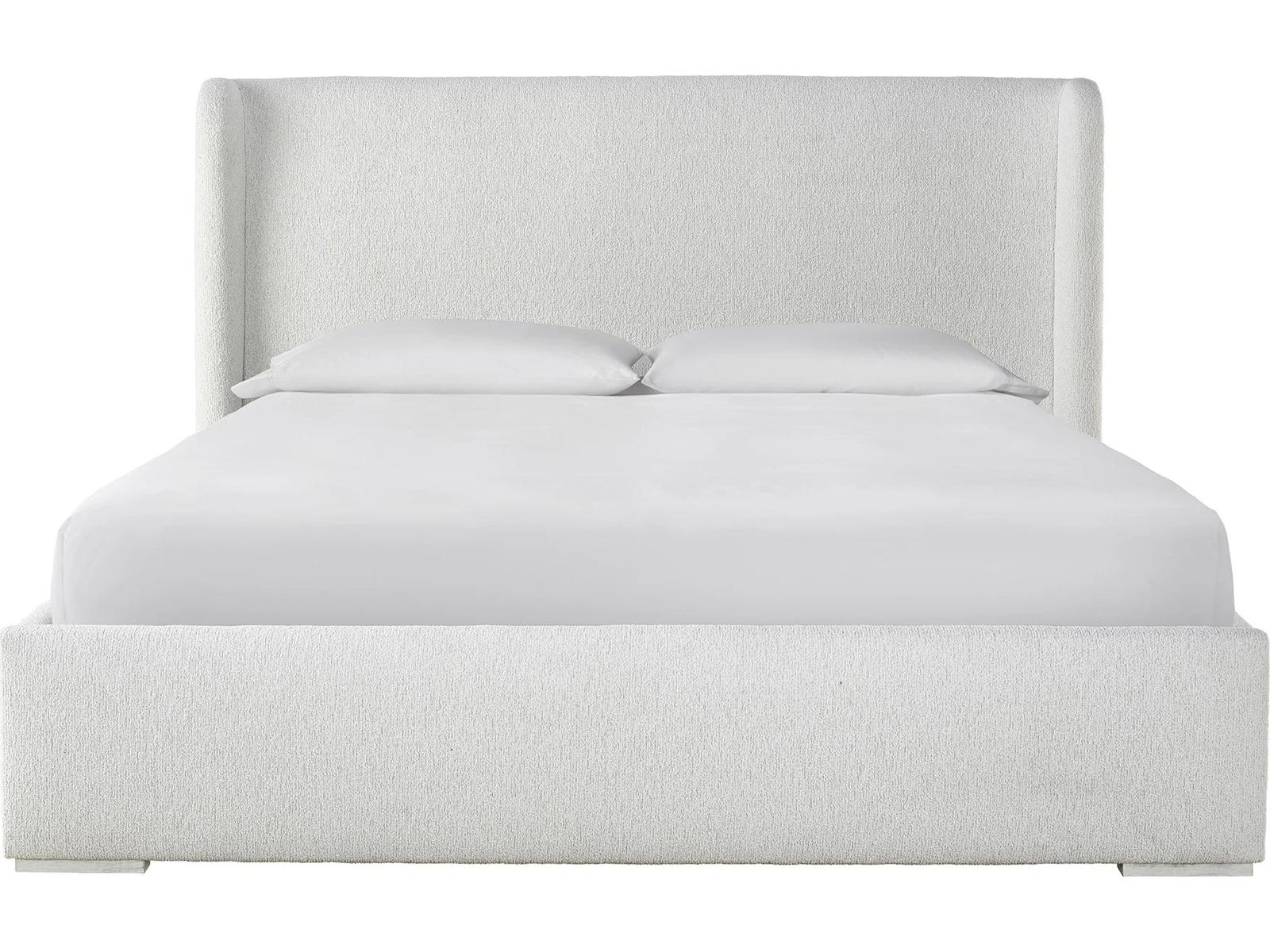 Restore Bed White Upholstered California King Panel