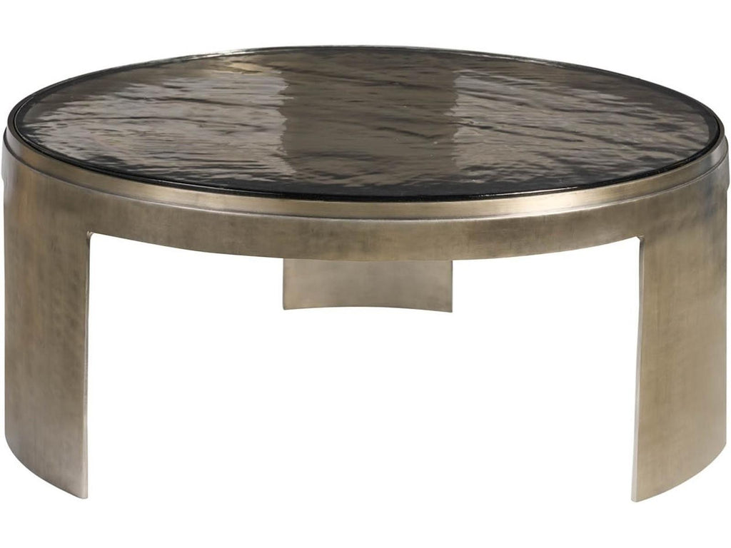 Modern Round Glass Coffee Table