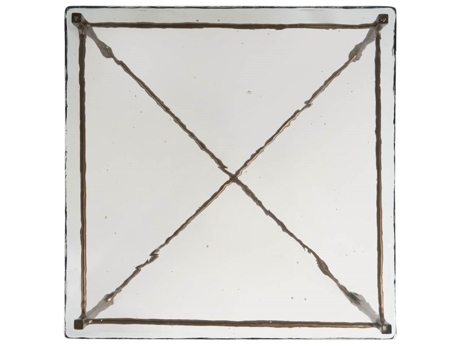 Modern Square Glass Coffee Table