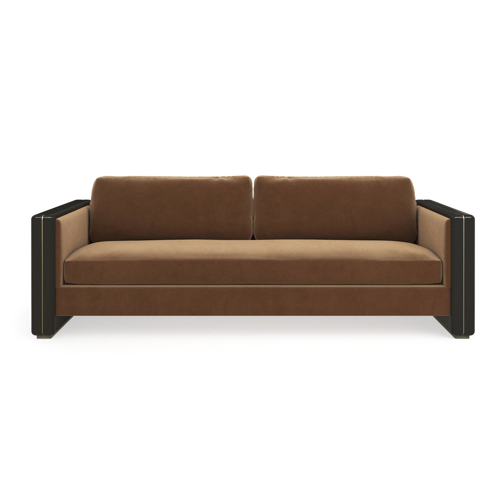 Caracole Upholstery Gelee Sofa - Chocolate