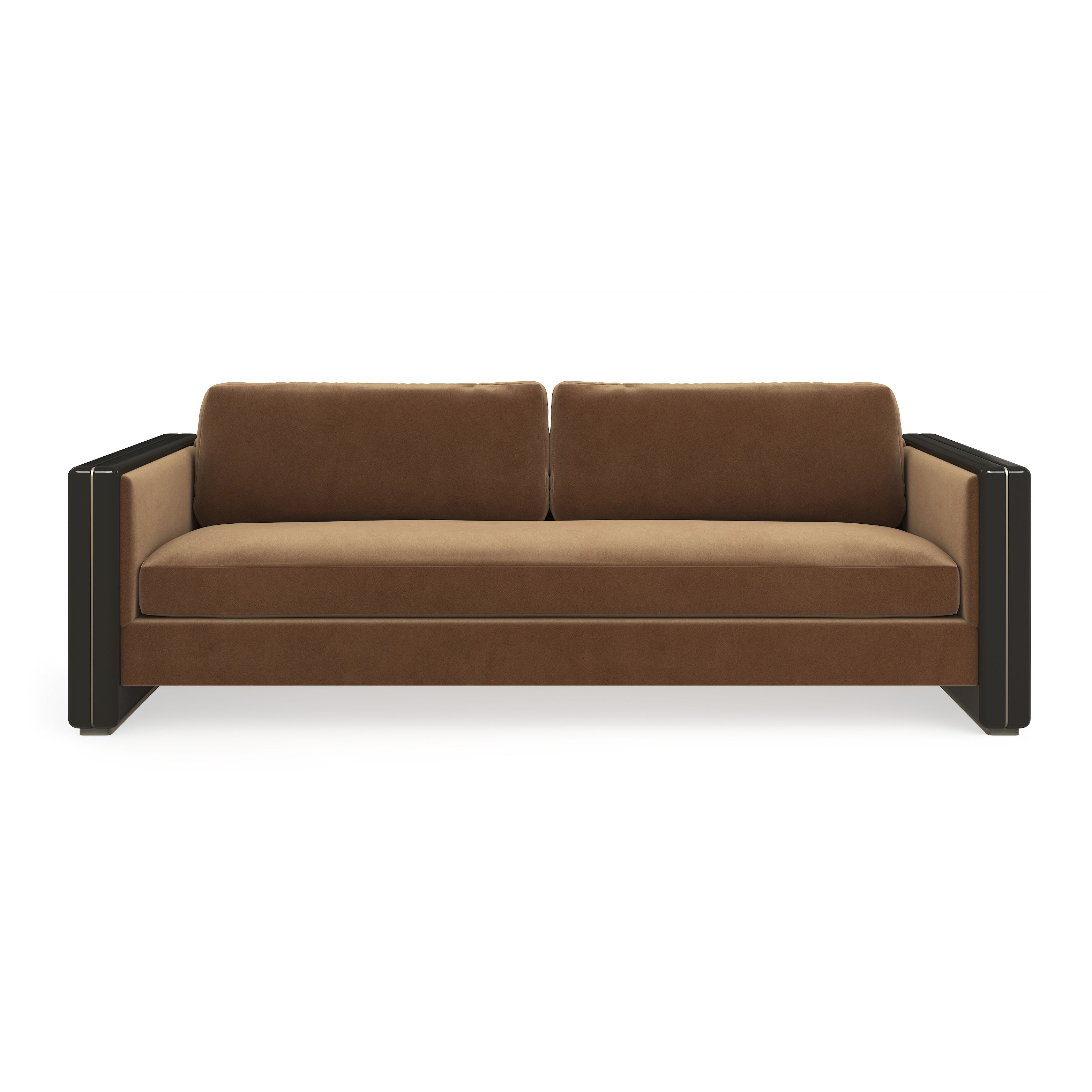 Caracole Upholstery Gelee Sofa - Chocolate